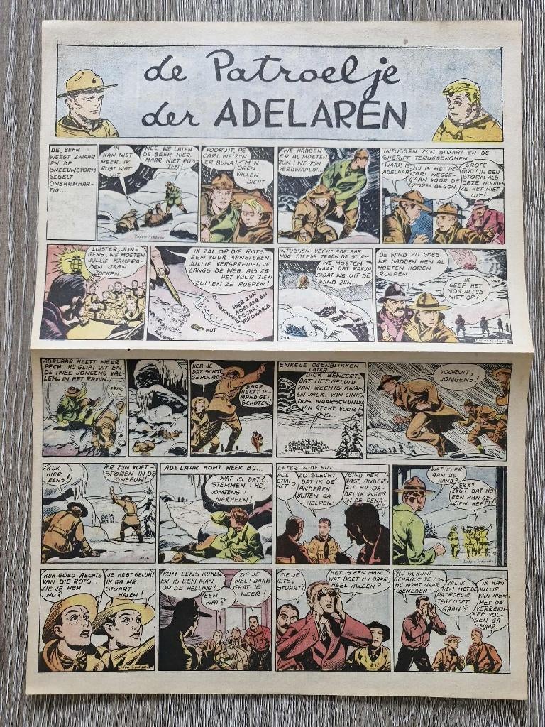 stripverhalen scoutisme : patroelje der adelaren, Ophalen of Verzenden, Gelezen