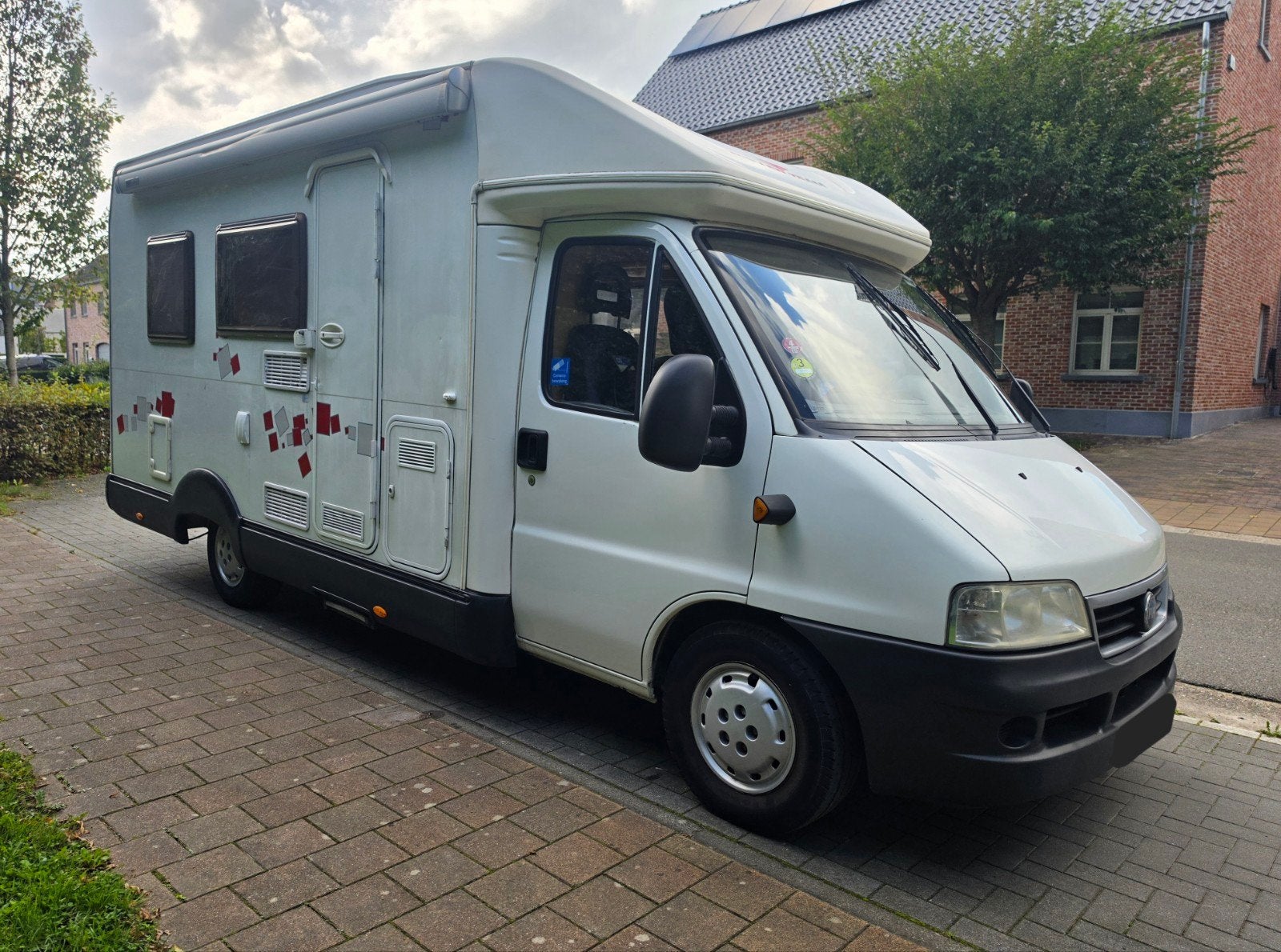 Fiat Ducato 2.3jtd Roller Team Slechts 149.000km Gekeurd !, Caravans en Kamperen, Fiat, Luifel, Douche, Particulier