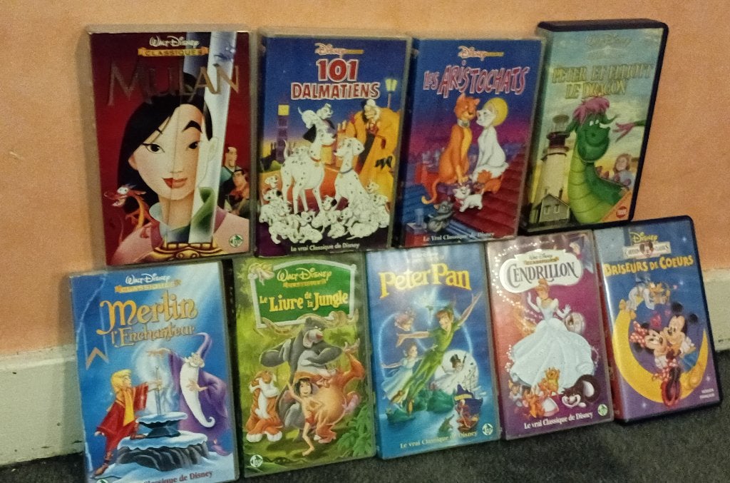 VHS DISNEY 1€/pièce, CD & DVD, VHS | Enfants & Jeunesse, Enlèvement ou Envoi, Dessin animé, Tous les âges, Français