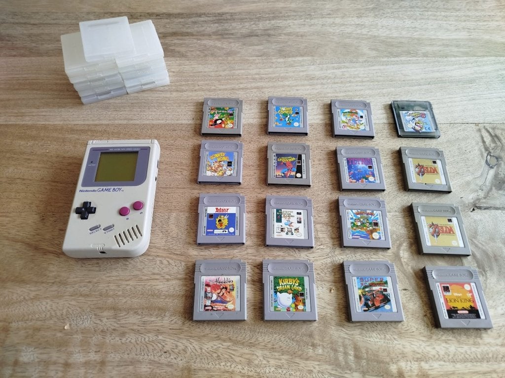 Gameboy Classic + Games + DS, Ophalen of Verzenden, Zo goed als nieuw, Game Boy Classic, Met games