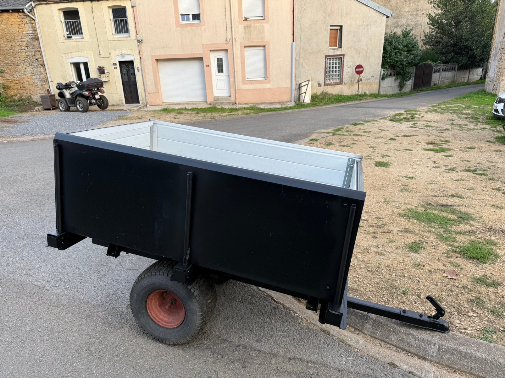 remorque pour quad ou tracteur tondeuse, Enlèvement, Utilisé