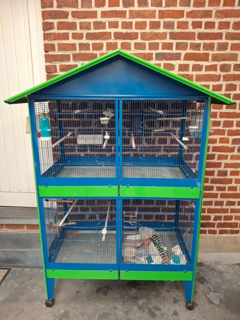 vogelkooi/ kweek, Ophalen, Zo goed als nieuw, Metaal, Vogelkooi