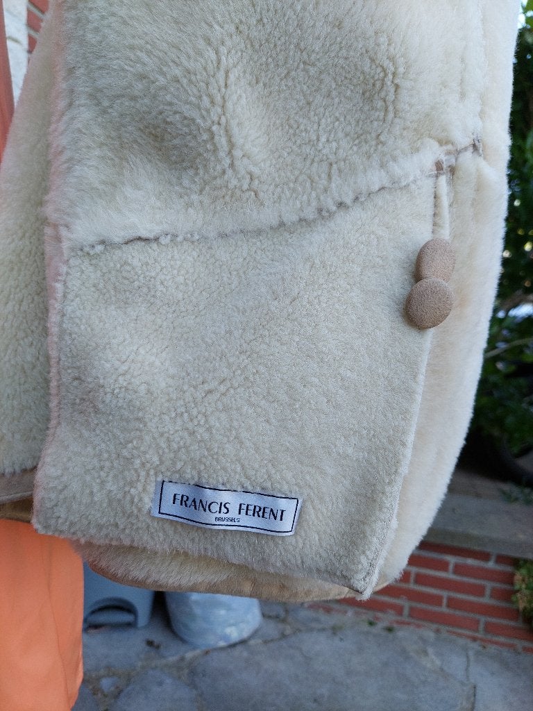 Manteau / Veste d'hiver dame Taille 40 Francis Ferent, Taille 38/40 (M), Beige, Enlèvement, Porté