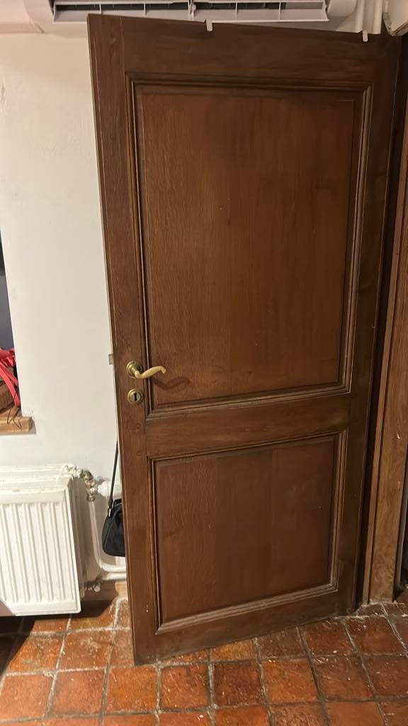 Porte chene à vendre, Ophalen, Gebruikt, Hout, Binnendeur