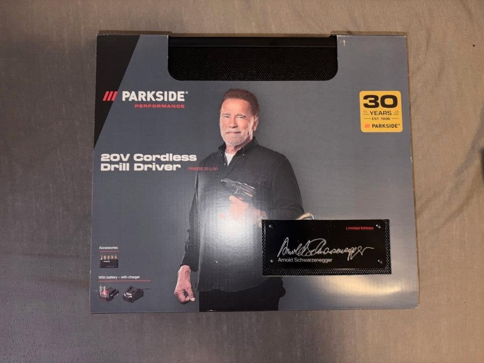 Parkside Performance, 20 V, édition Arnold Schwarzenegger, Enlèvement ou Envoi, Neuf, Perceuse