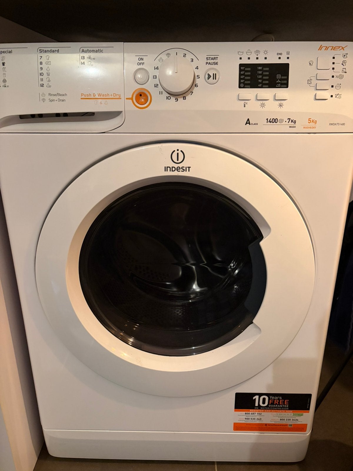 Indesit Wasmachine + Droogkast 2in1, Elektronische apparatuur, Ophalen