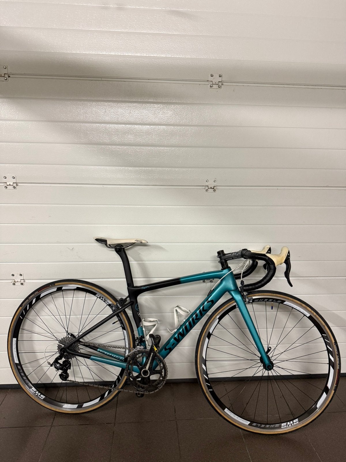 Ideale Eerste Racefiets carbon maat 44 met velgremmen, Enlèvement, Comme neuf, Carbone