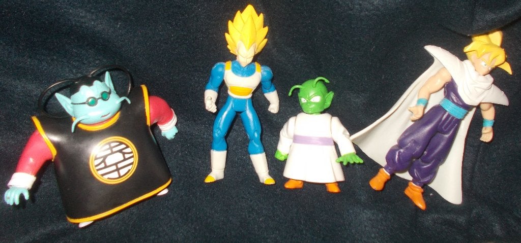 4 figurines DRAGON BALL VINTAGE, Enlèvement ou Envoi, Utilisé