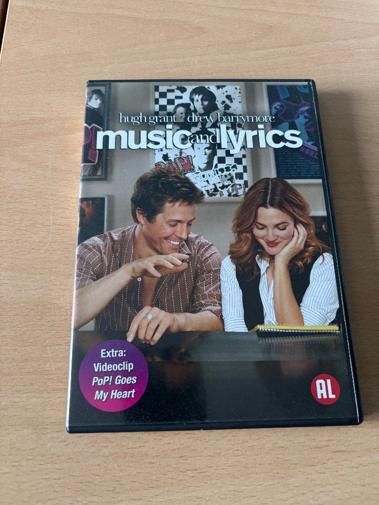 DVD Music & lyrics, Portugees, Alle leeftijden, Romantische komedie, Ophalen of Verzenden