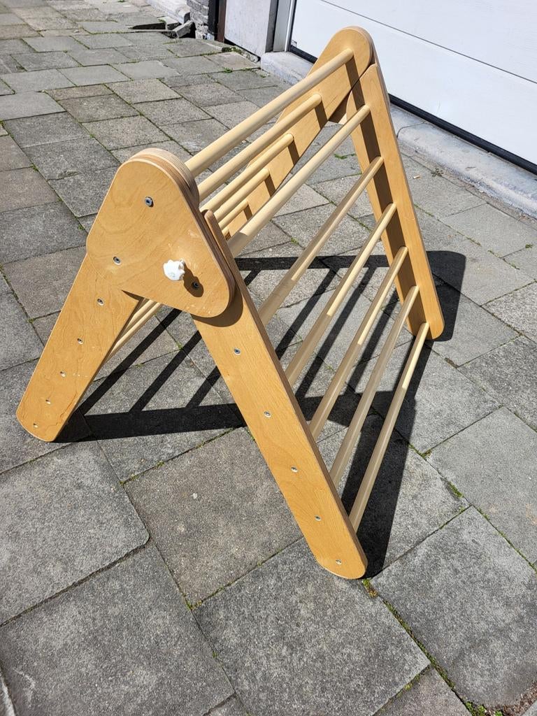 Leg & go klimrek ´Pikler Triangle´ Natural, Kinderen en Baby's, Speelgoed | Buiten | Speeltoestellen, Ophalen
