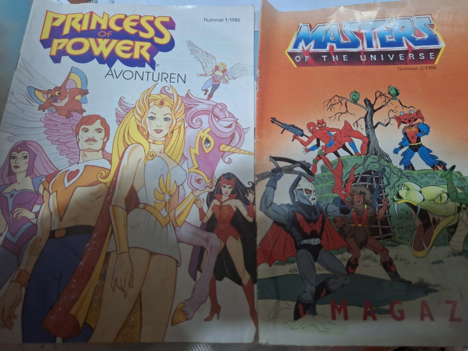 Masters of the universe boekjes 1986, Verzamelen, Poppetjes en Figuurtjes, Ophalen of Verzenden