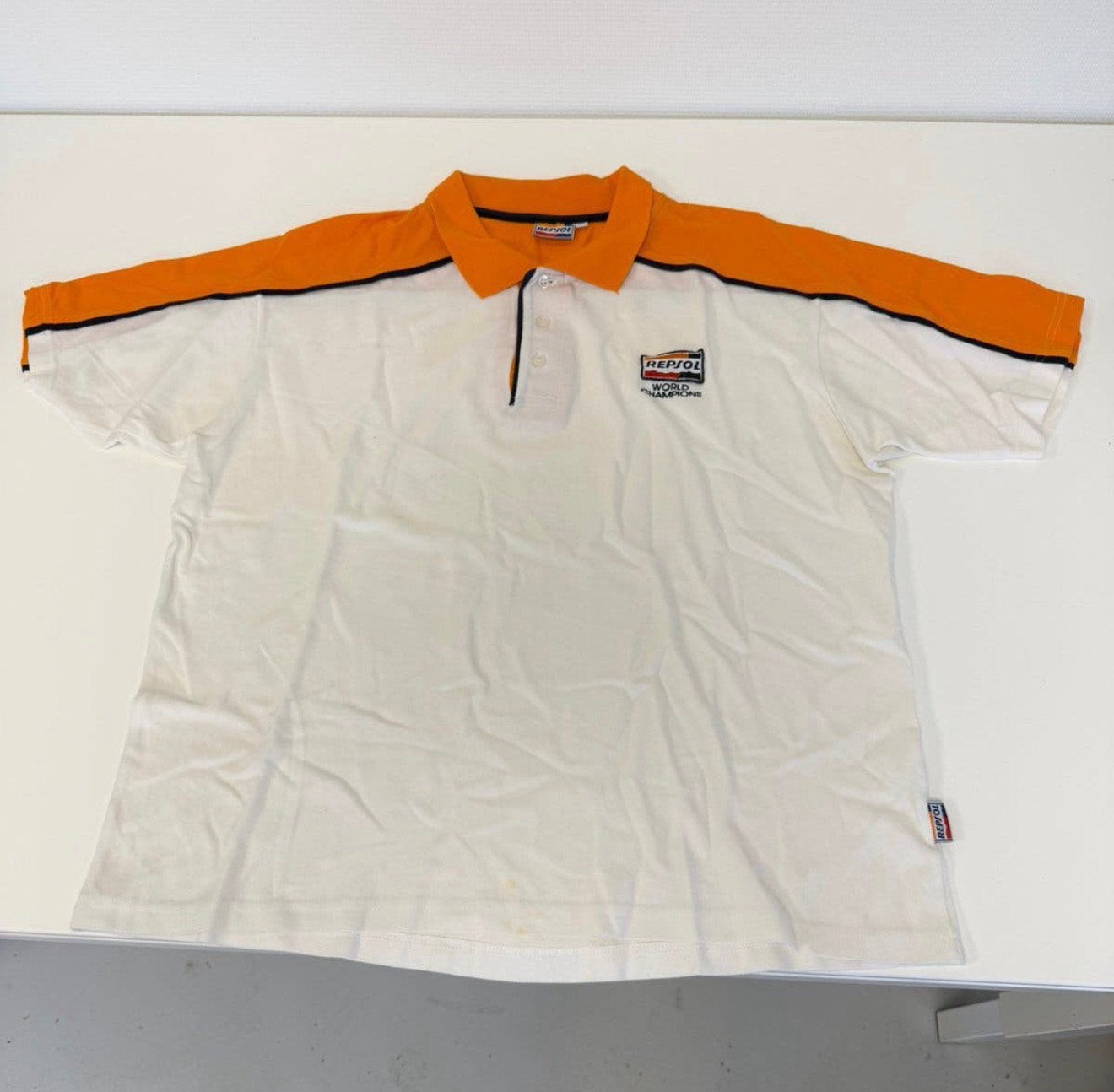 Polo XL Vintage MotoGP Motorsport championne du monde Repsol, Enlèvement ou Envoi, Comme neuf, Motos