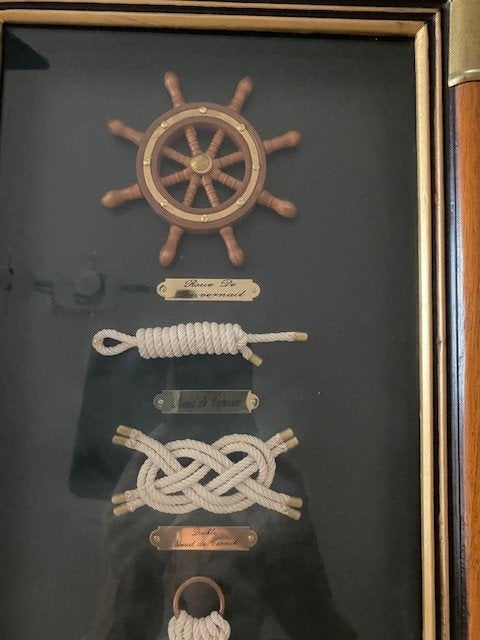 zeilknopen, Huis en Inrichting, Hout, Decoratieobject, Ophalen of Verzenden, Zo goed als nieuw