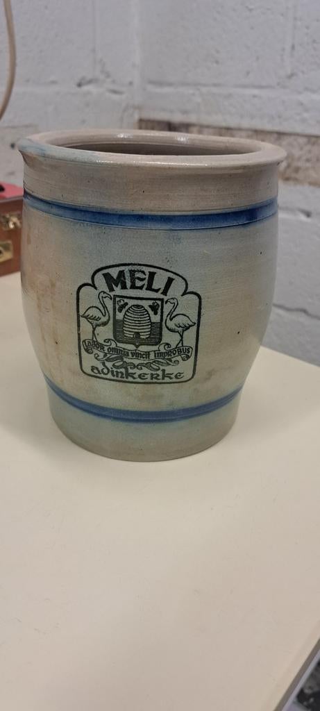 Stenen vintage pot Meli Adinkerke, Ophalen of Verzenden