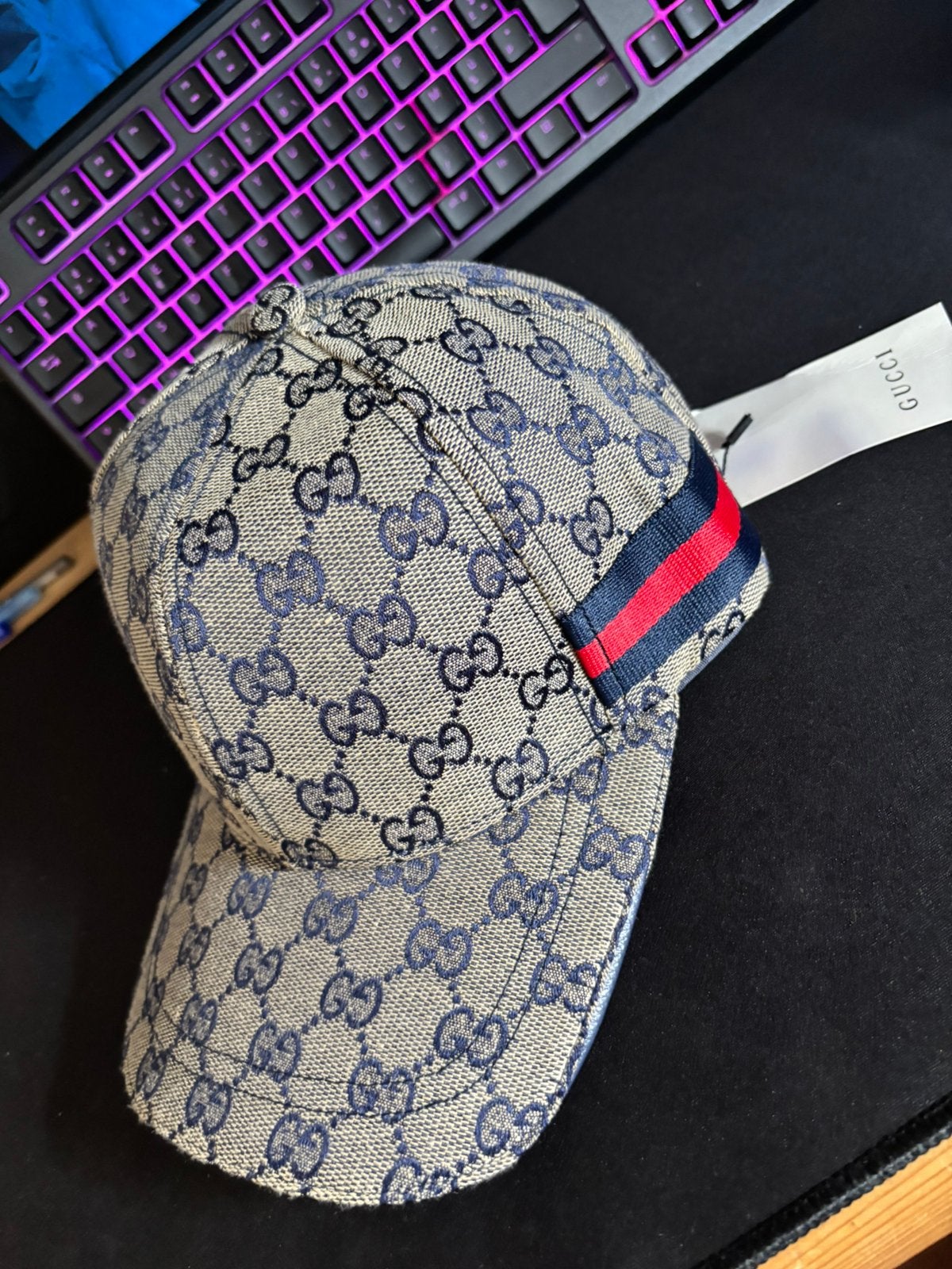 Casquette gucci, Kleding | Heren, Hoeden en Petten, Ophalen of Verzenden, Zo goed als nieuw, Pet