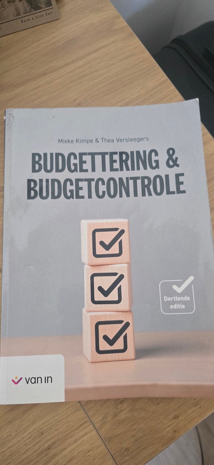 Budgettering en budgetcontrole 2024, Boeken, Ophalen of Verzenden, Nederlands