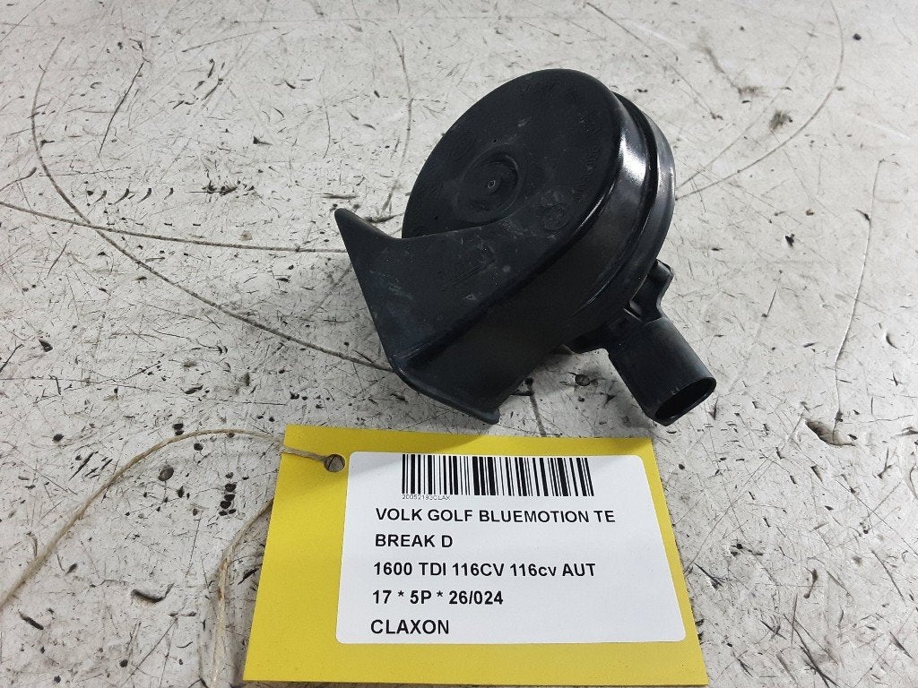 AVERTISSEUR/KLAXON Golf VII Variant (AUVV) (5Q0951221), Volkswagen, Volkswagen AG, Utilisé, Kundenbetreuung@volkswagen.de