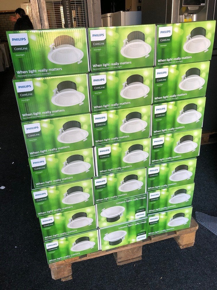 Philips LED SPOT inbouwspot downlighter winkelverlichting, Maison & Meubles, Lampes | Spots, Neuf, Source lumineuse incluse, Enlèvement
