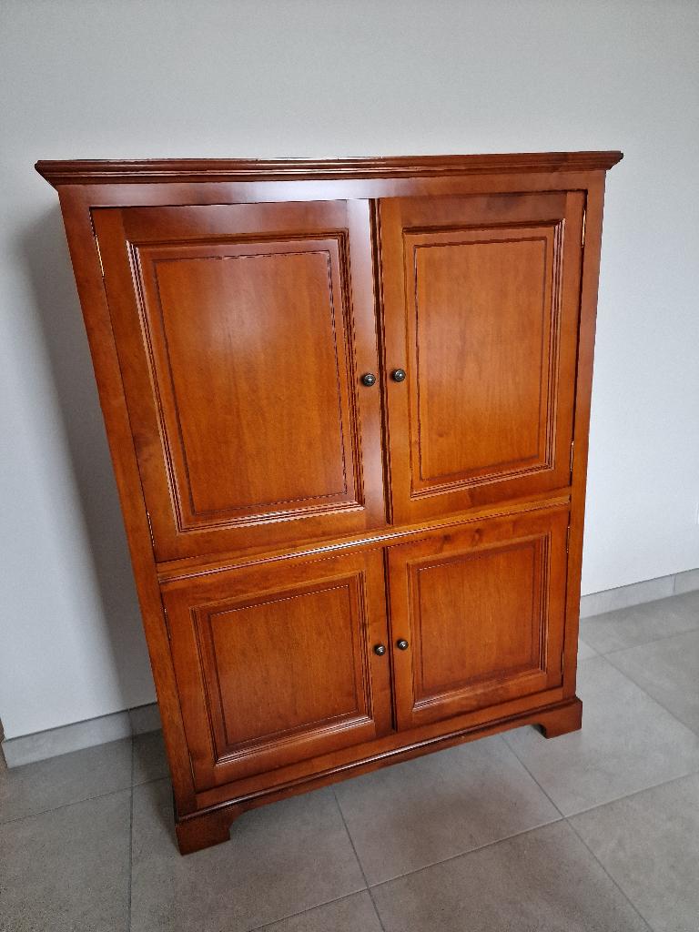 Vintage kast met 2 deuren, Antiek en Kunst, Ophalen