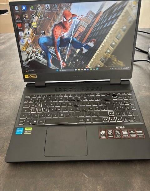 PC gaming portable ACER Nitro 5 avec i5, rtx 4060,16gb ram, Enlèvement ou Envoi, 4 Ghz ou plus, Gaming, SSD