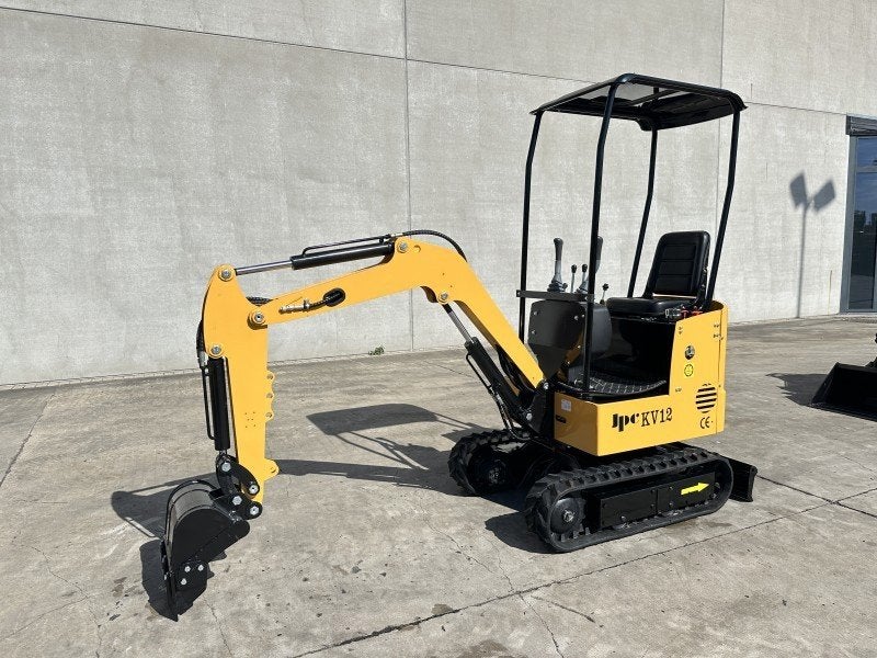 2025 JPC KV 12 - Mini-pelle jaune (n'a jamais servi), Excavatrice