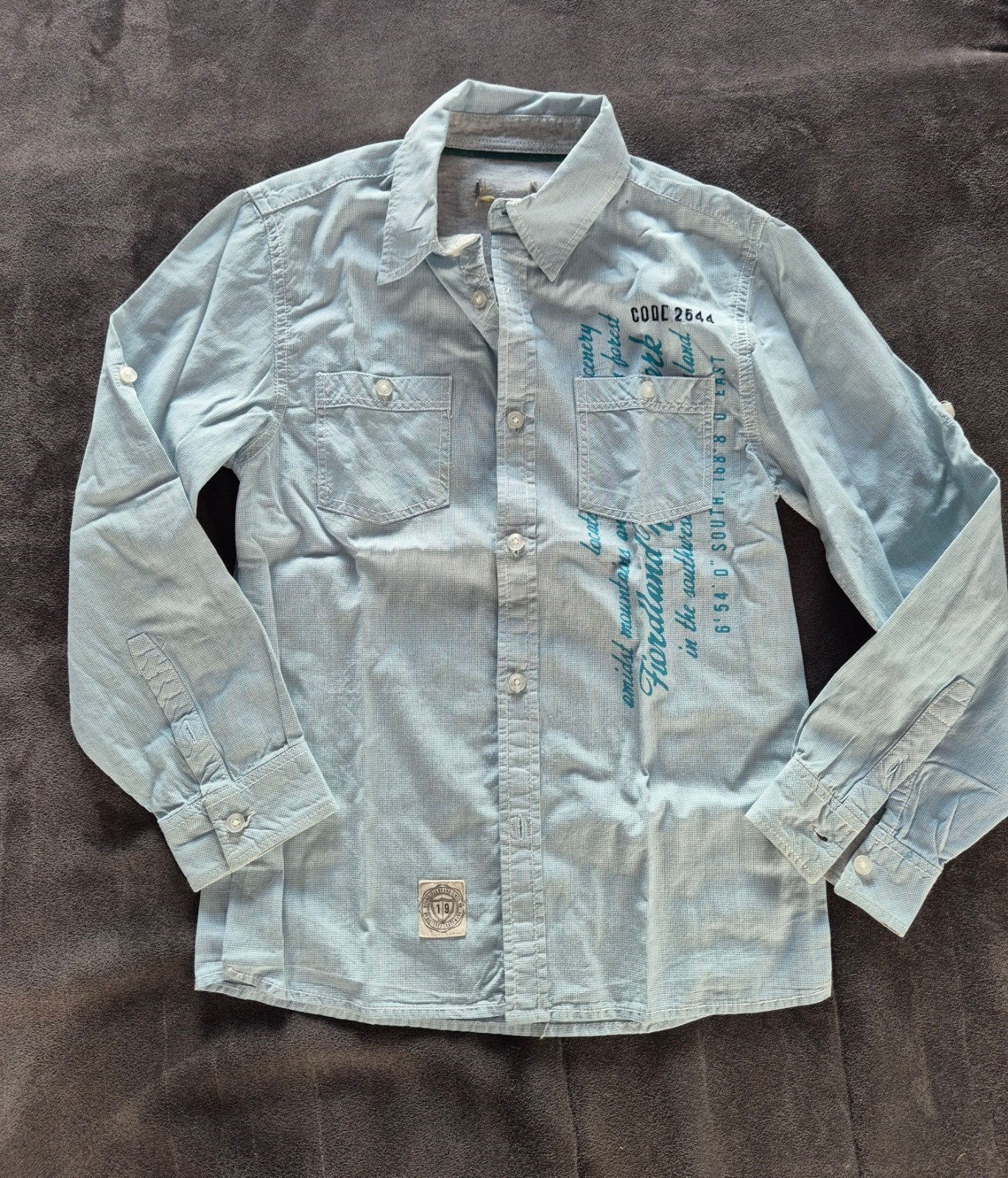 Tof hemd met lichte ruit en stoere detailsv v JBC - Maat 134, Enfants & Bébés, Vêtements enfant | Taille 134, Garçon, Enlèvement ou Envoi