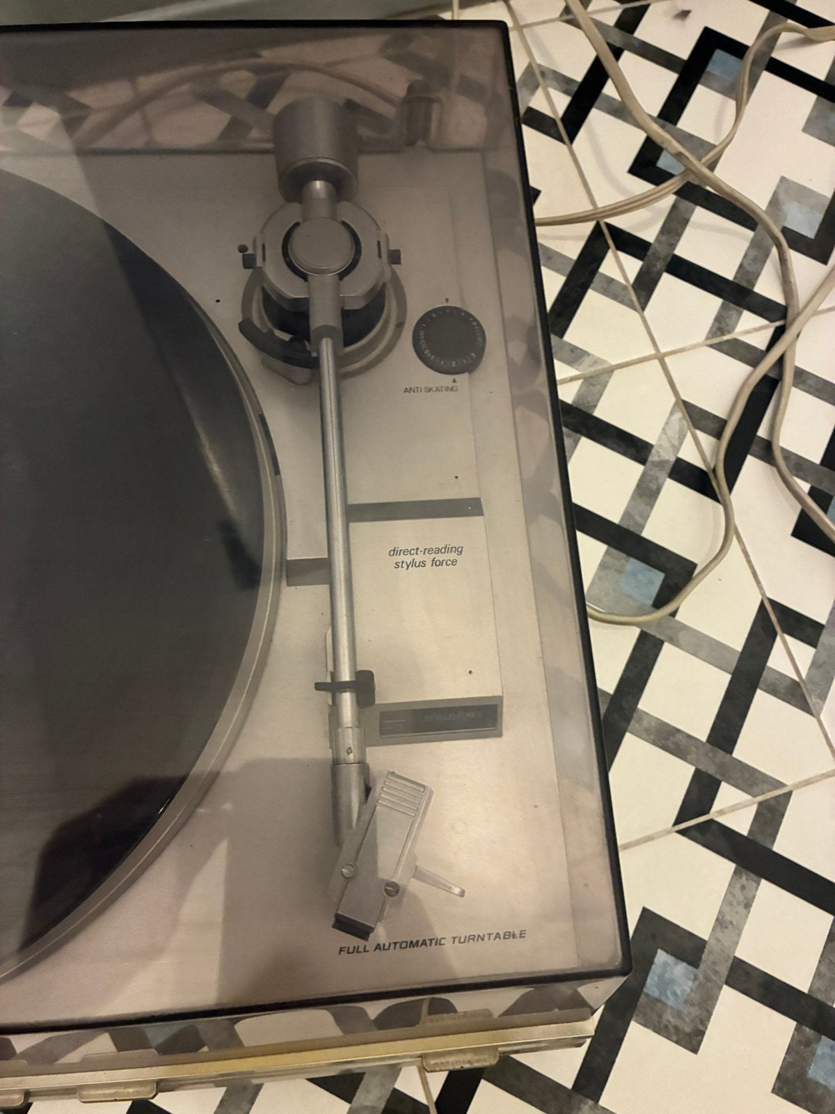 Philips F7212 Synchro Drive, Ophalen, Zo goed als nieuw, Platenspeler, Philips