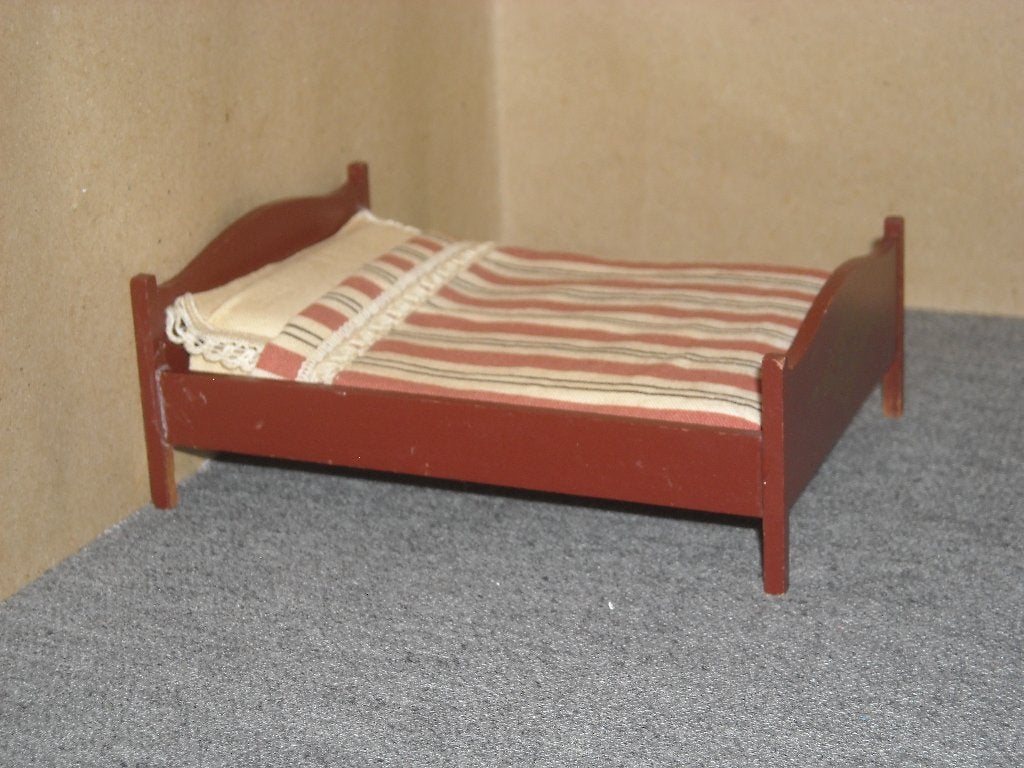 Lundby Manor bed met origineel beddengoed, Verzamelen, Ophalen of Verzenden, Gebruikt