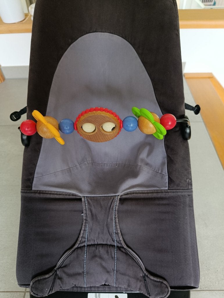BabyBjörn wipstoel inclusief speelboog, Kinderen en Baby's, Gebruikt, Wipstoel, Met gordel(s) of riempje(s), Ophalen