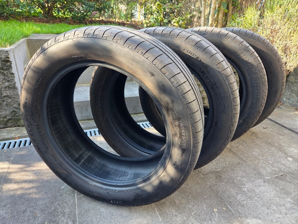 4 pneus été Bridgestone Turanza T005A 215/55 R18 95H, 215 mm, Véhicule de tourisme, Pneus été, Enlèvement