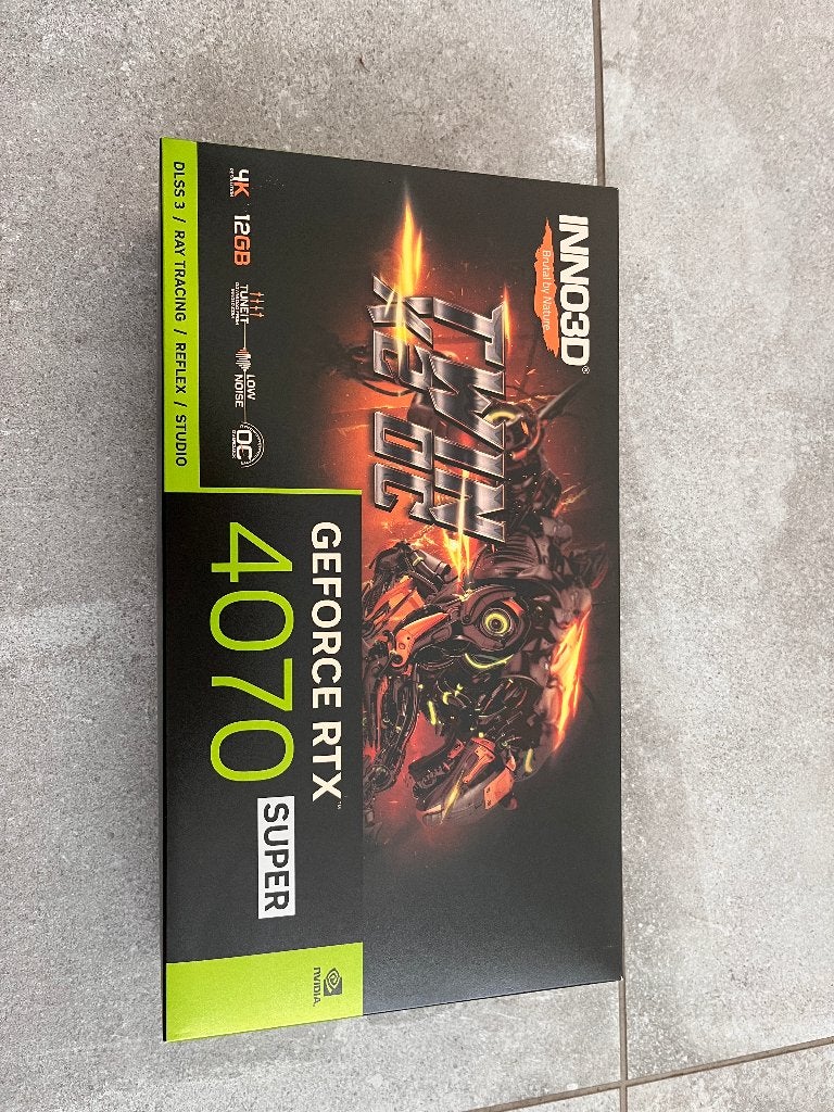 Inno3d rtx4070 super twin x2, Informatique & Logiciels, Cartes vidéo, Enlèvement ou Envoi, Comme neuf, Nvidia