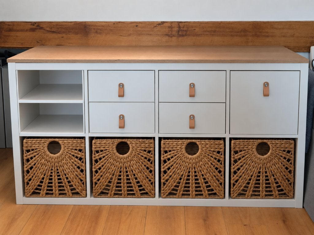 Étagère IKEA KALLAX avec accessoires, 39 x 77 x 112, Enlèvement, Comme neuf