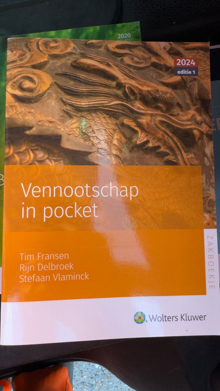 Vennootschap in pocket 2024, Livres, Livres d'étude & Cours, Enlèvement ou Envoi, Comme neuf