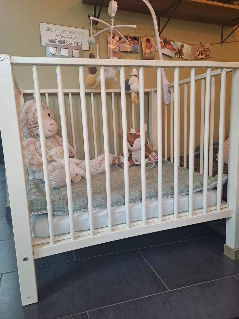 Babypark - matras - incl. Mobiel, Kinderen en Baby's, Ophalen, In hoogte verstelbaar
