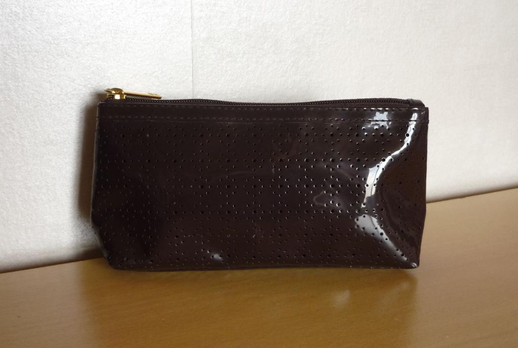 Bruine gladde make-up tas toilettas van Estée Lauder, Ophalen of Verzenden