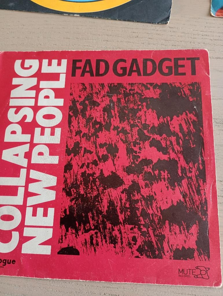 Fad Gadget - Collapsing new people, Gebruikt, 7 inch, Ophalen of Verzenden, Pop