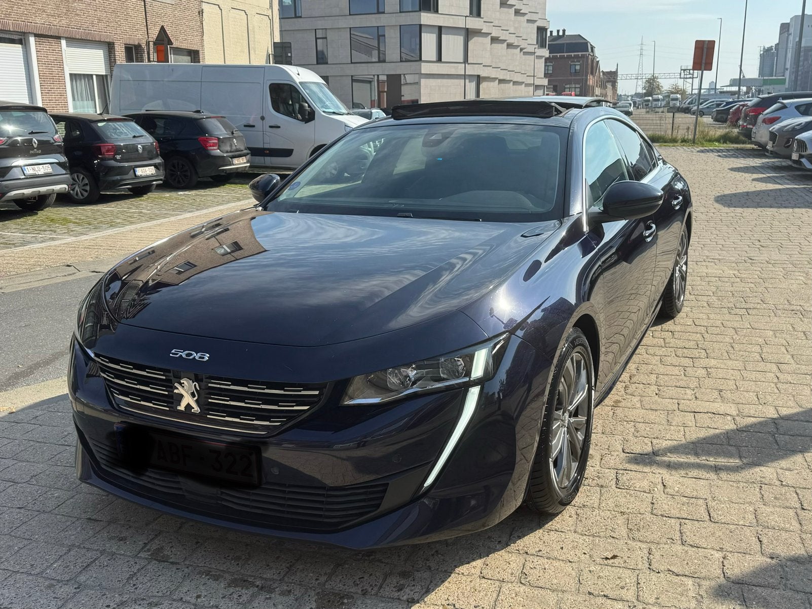 Peugoet 508, Auto's, 4 cilinders, Leder en Stof, Bedrijf, Hybride Elektrisch/Benzine