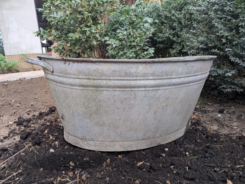 plateau en zinc, 30 à 60 cm, Enlèvement, Utilisé, 60 à 100 cm