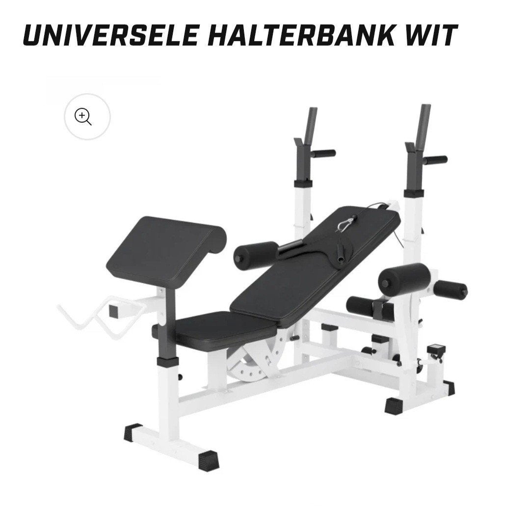 Universele halterbank gorilla sports, Ophalen, Gebruikt, Fitnessbank