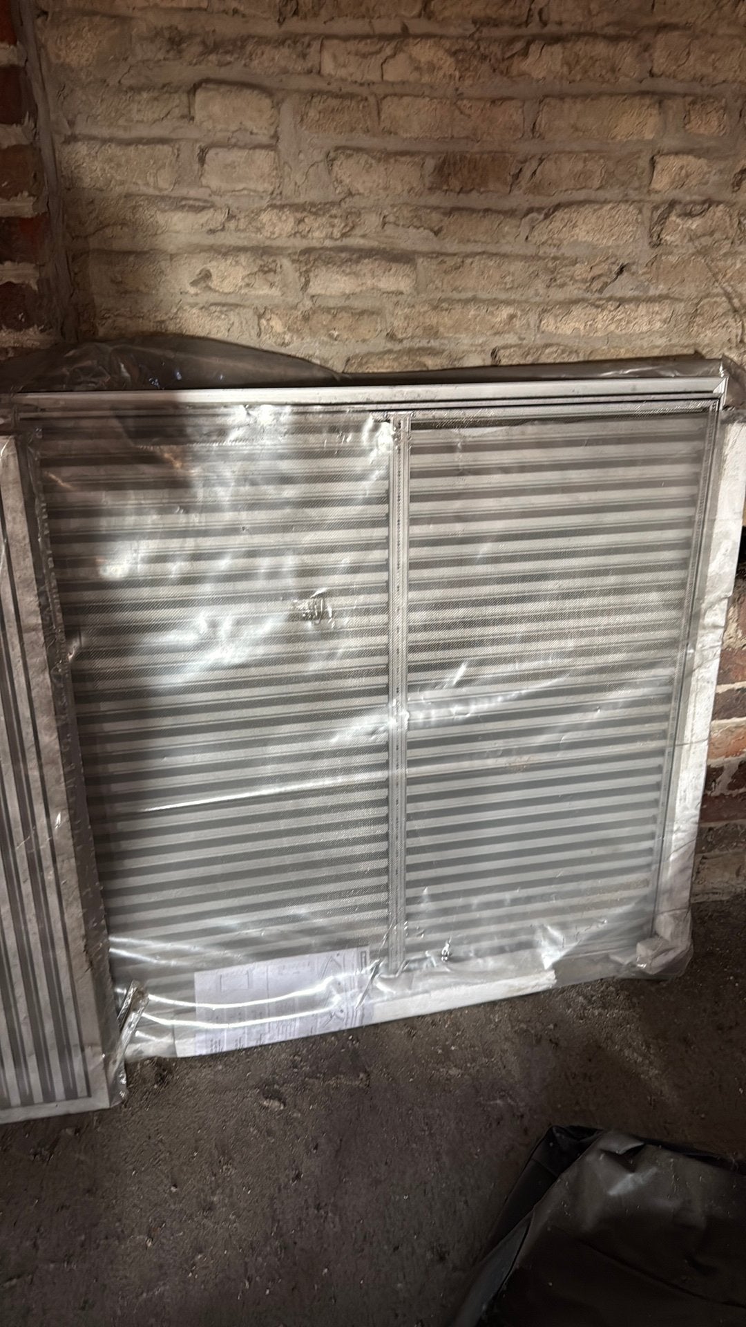 Muurrooster ventilatierooster renson, Ophalen