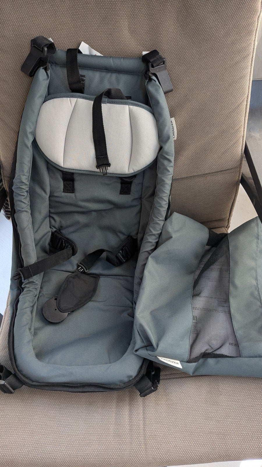 Croozer Baby Seat Kraams, Ophalen