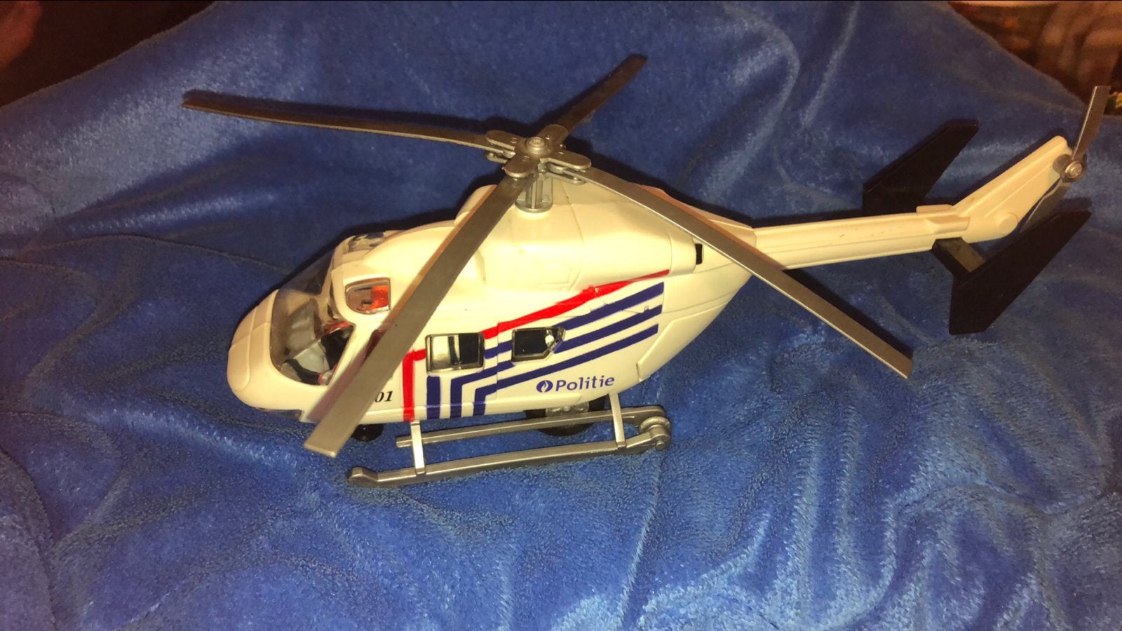 Politiehelikopterspeelgoed 27cm