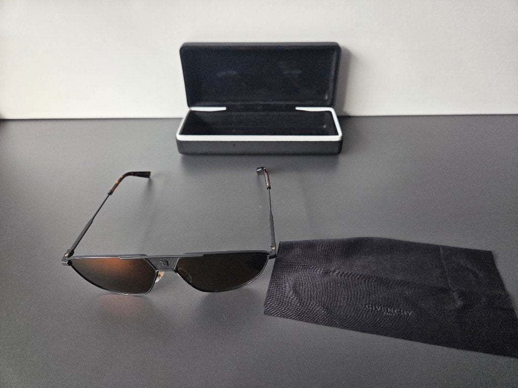 Givenchy GV 7163/S Zonnebril - Made in Italy, met Koker, Overige merken, Zonnebril, Zwart, Ophalen of Verzenden