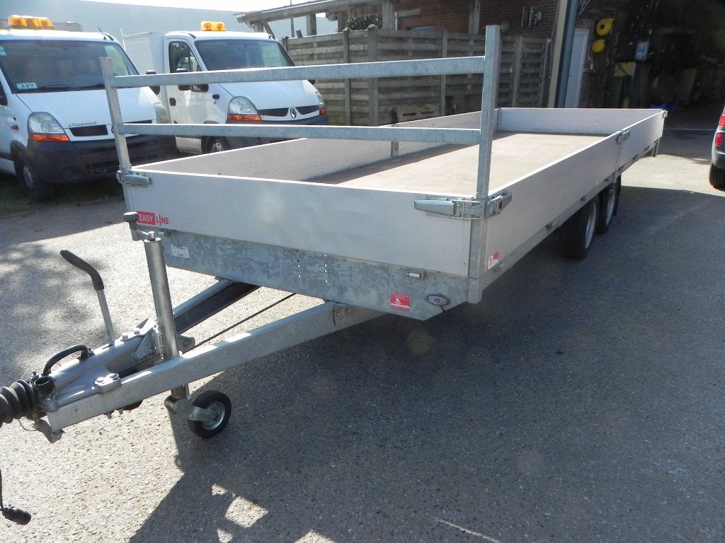 Aanhanger Easy line plateauwagen met uitklapbare schotten, Ophalen, Gebruikt