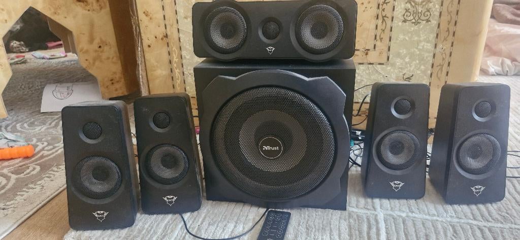 Surround systeem, 70 watt of meer, Zo goed als nieuw, 5.1-systeem, Overige spelers