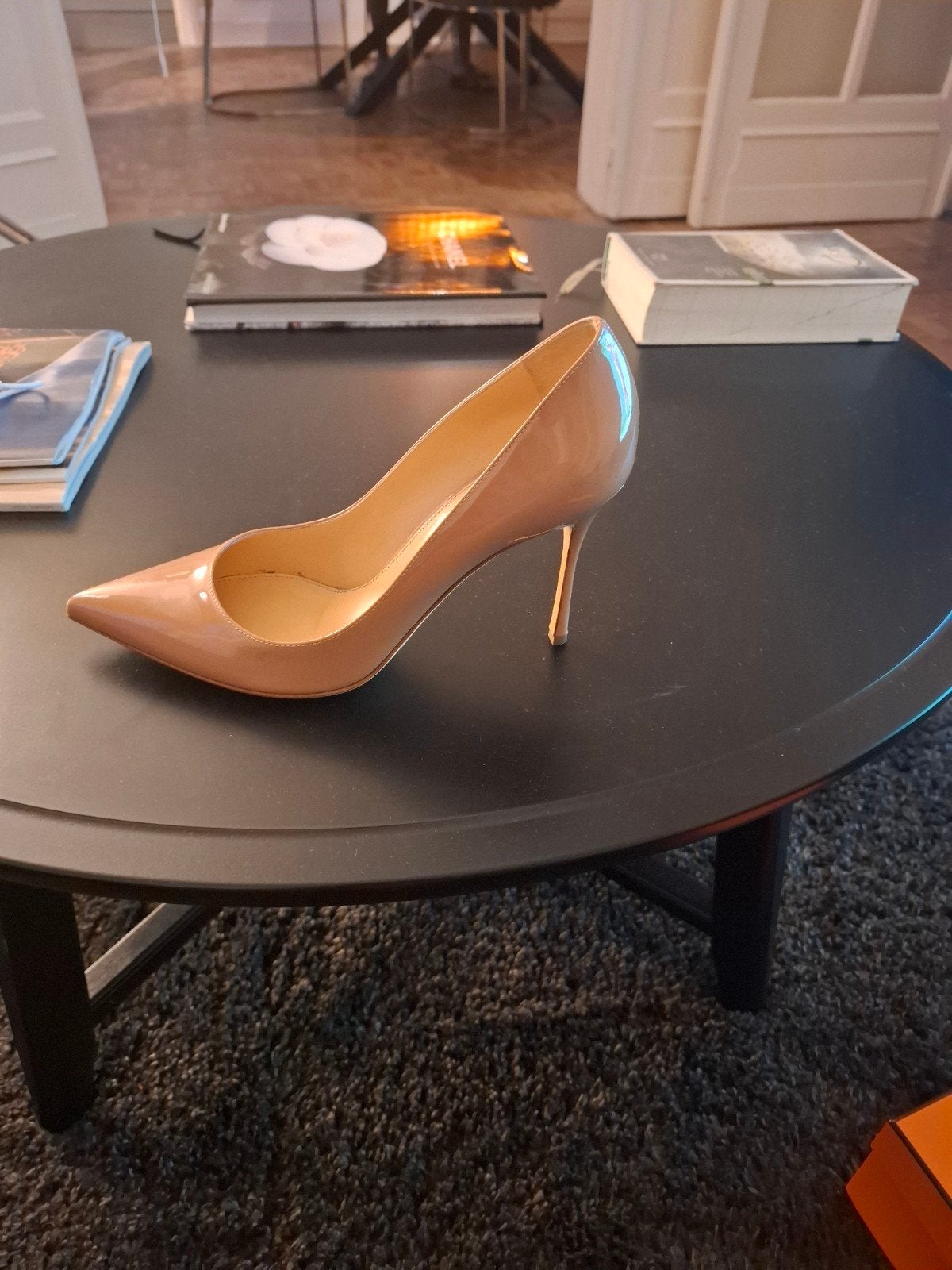 Sergio rossi nude pump maat 39.5, Ophalen of Verzenden