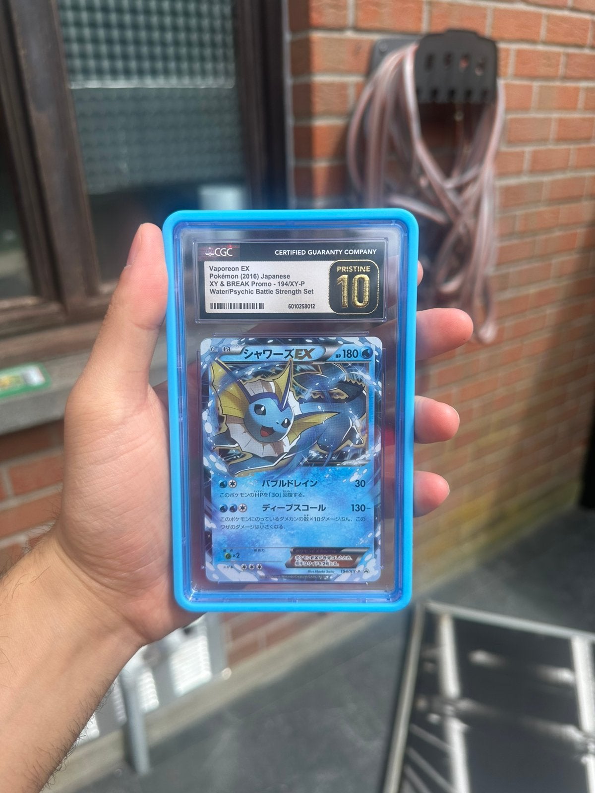 Vaporeon 194 xy-p cgc 10 PRISTINE pokemon, Enlèvement, Neuf