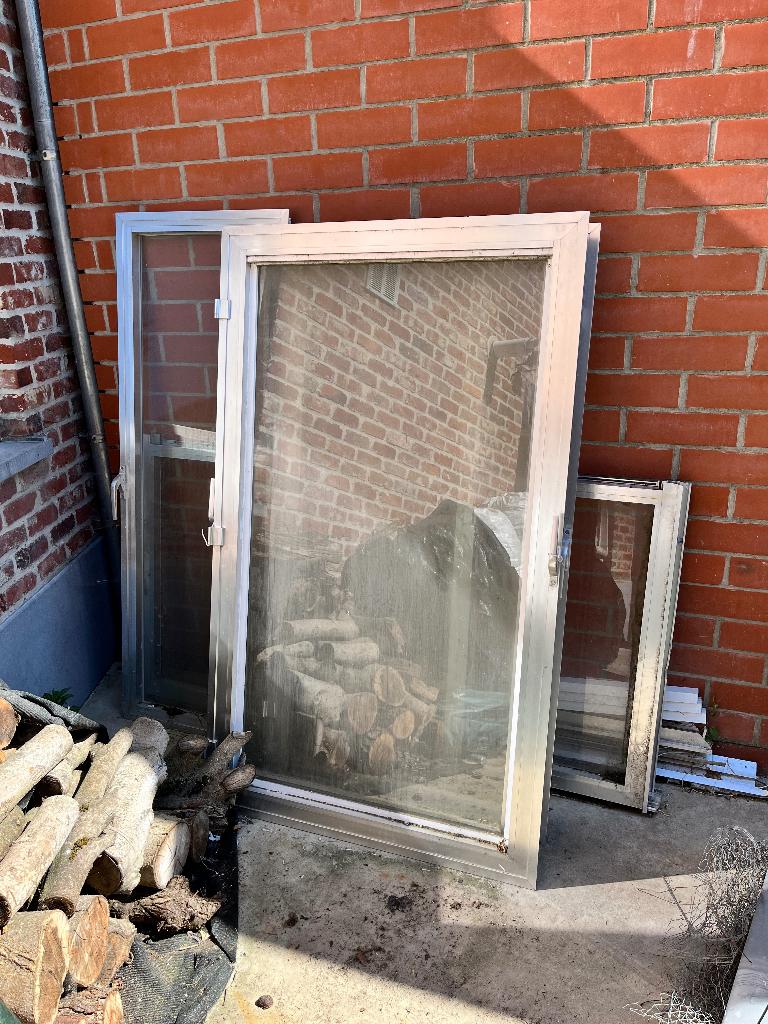 Aluminium vensters voor hobby serre, Enlèvement, Aluminium