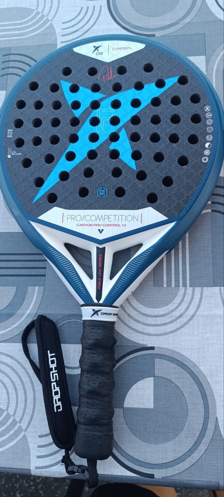 Drop shot canyon pro control 1.0, Sports & Fitness, Padel, Enlèvement ou Envoi, Comme neuf, Raquette de padel