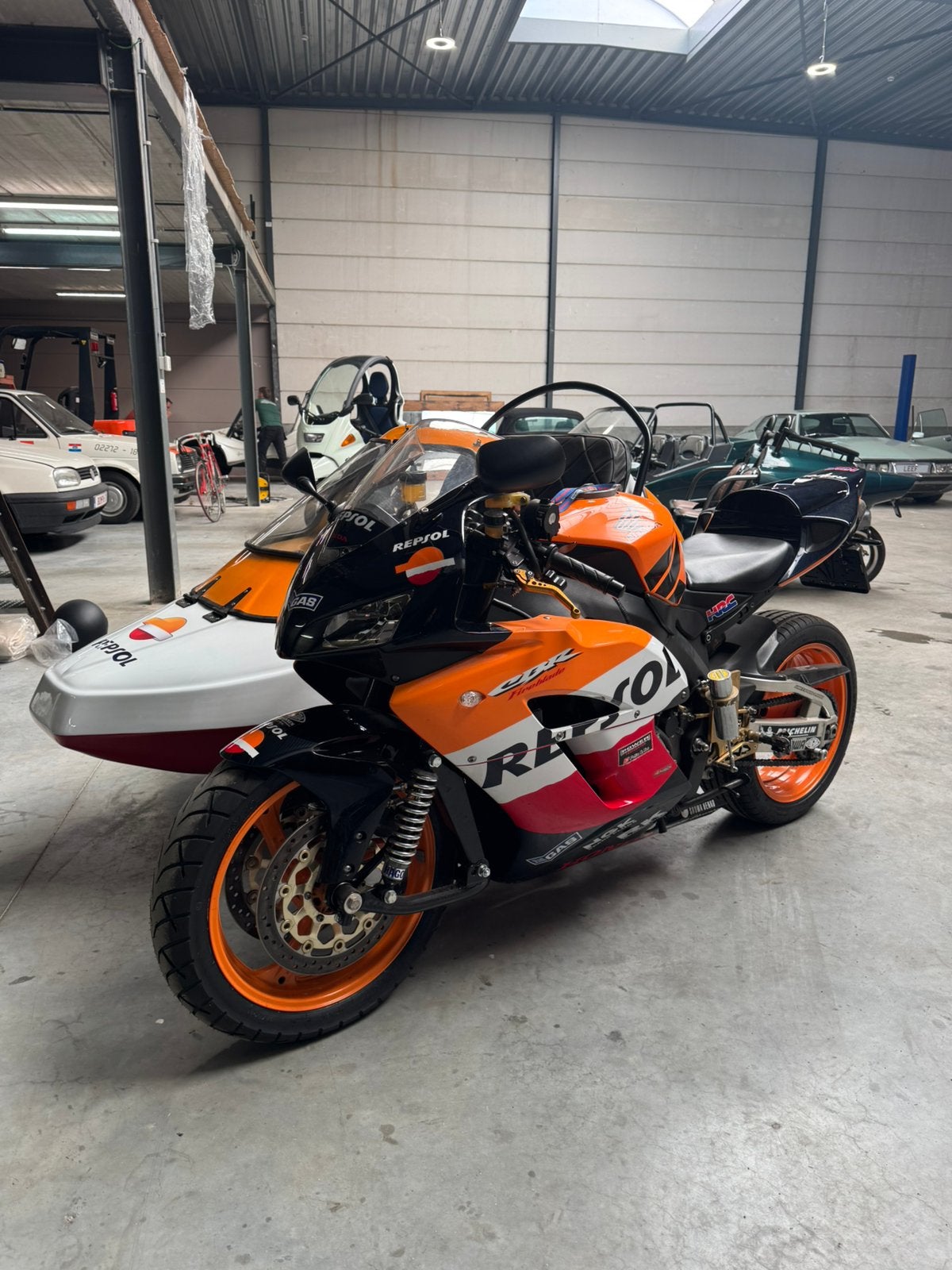 Honda Fireblade 1000RR Repsol met sidecar, Motoren, Occasion, 4 cilinders, Particulier, Meer dan 35 kW